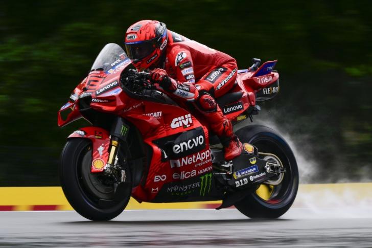 Marc Marquez sul circuito di Brno
