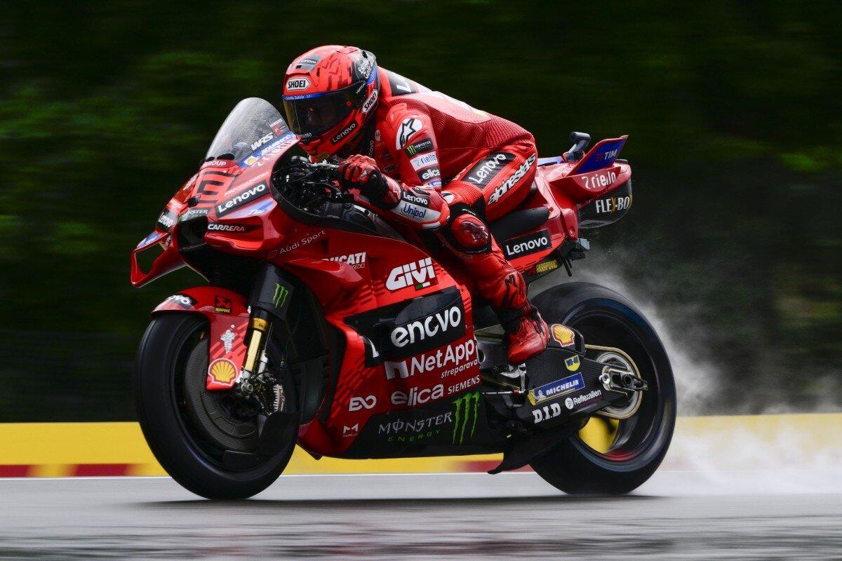 Marc Marquez sul circuito di Brno