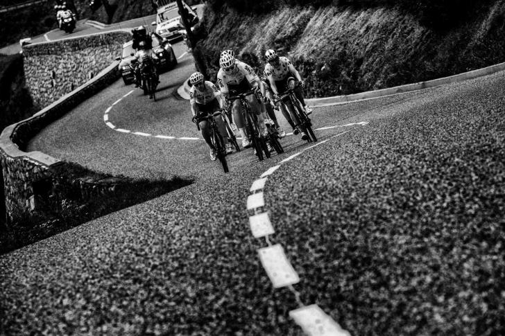 Un tappa sui Pirenei del Tour de France