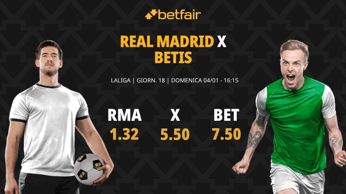 Real Madrid-Betis Siviglia