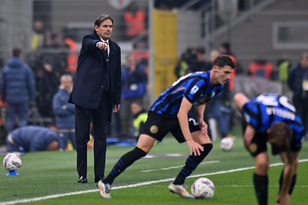 L'allenatore dell'Inter Simone Inzaghi