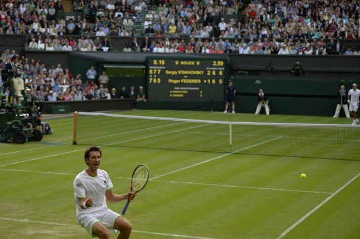 La vittoria di Sergiy Stakhovsky su Roger Federer a Wimbledon nel 2013