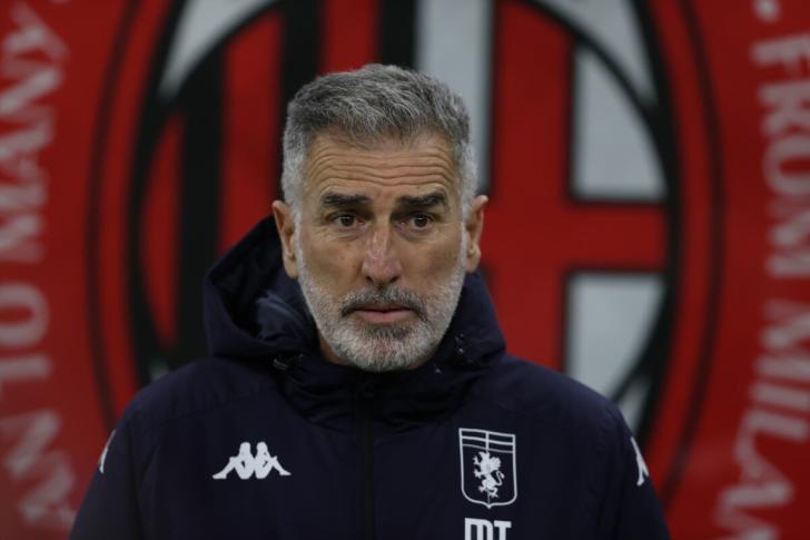 Mauro Tassotti all'epoca di Milan-Genoa