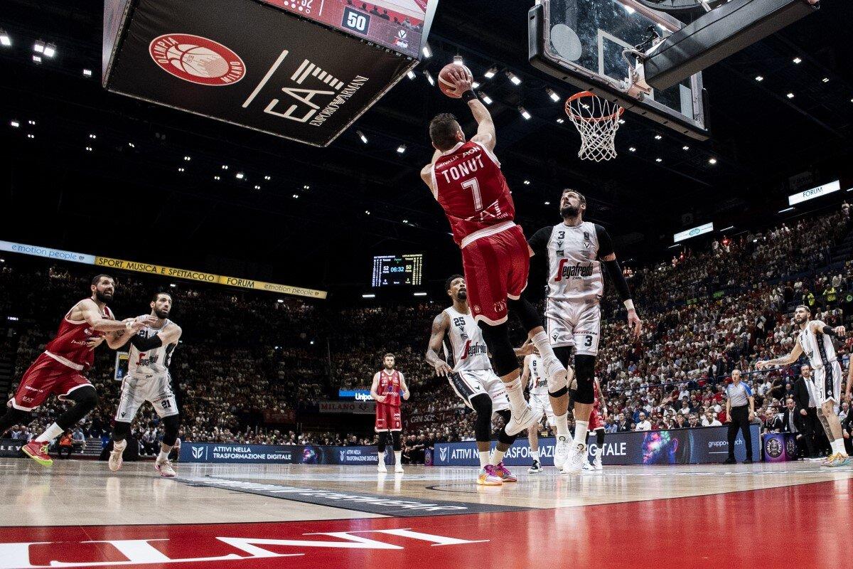 LBA, Finale Scudetto, gara 4: Milano a un passo dallo scudetto